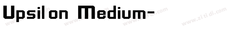 Upsilon Medium字体转换